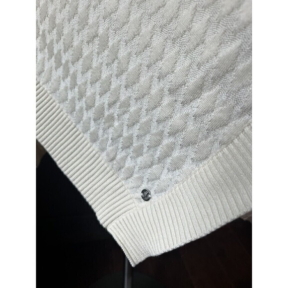 Lululemon Womens Divinity Poncho Sweater Shawl Wrap Light Ivory One Size - Picture 4 of 5